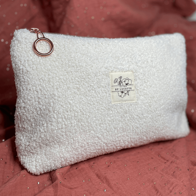 Grande trousse sherpa écrue 