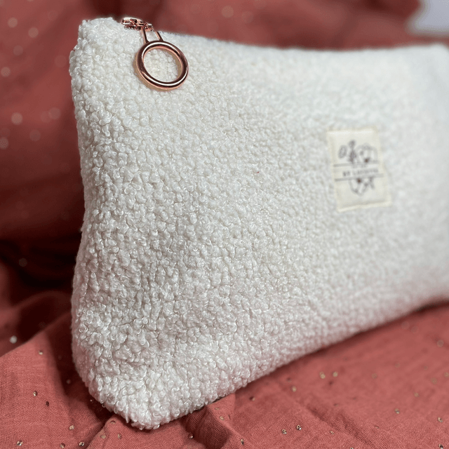 Grande trousse sherpa écrue 