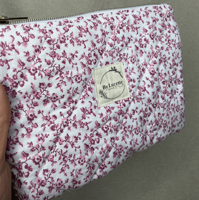 Petite trousse matelassée Lila 
