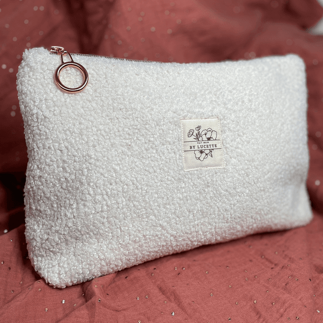 Grande trousse sherpa écrue 