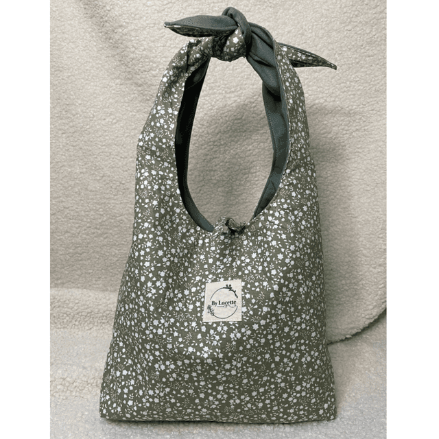 Petit sac à nouer Kaki